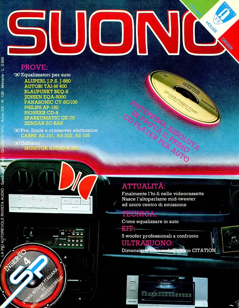 Suono n° 128 rivista numero singolo hi-fi auto