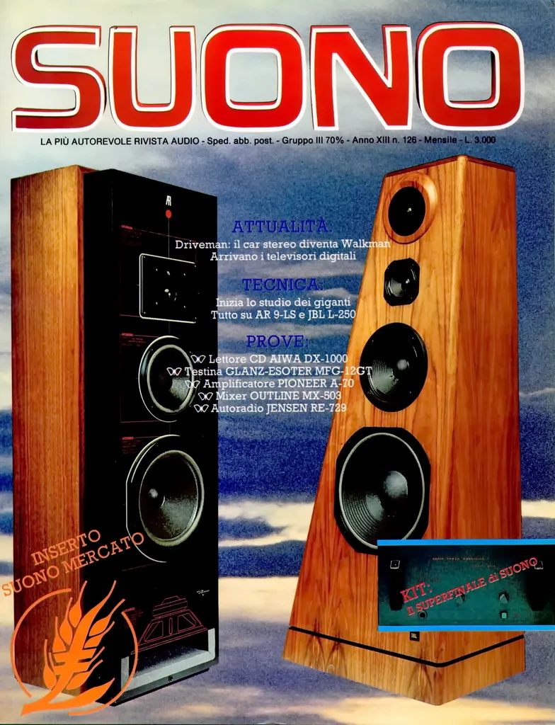 Suono n° 126 rivista numero singolo lettore CD