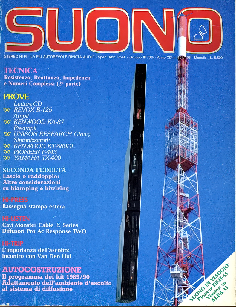 Suono n° 194/195 rivista numero singolo arretrato hi-fi