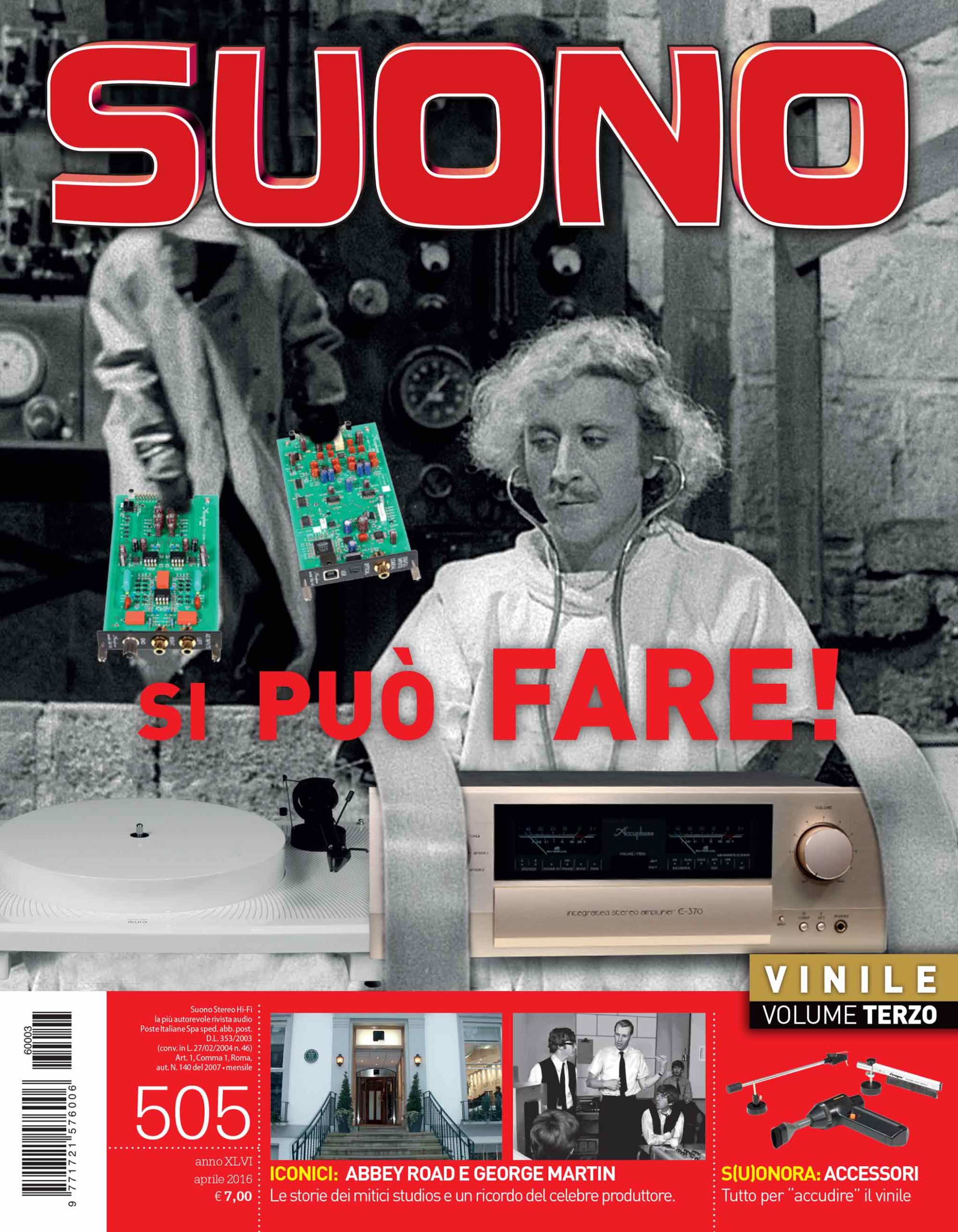 Suono n° 505 Digital Edition rivista numero singolo vinile