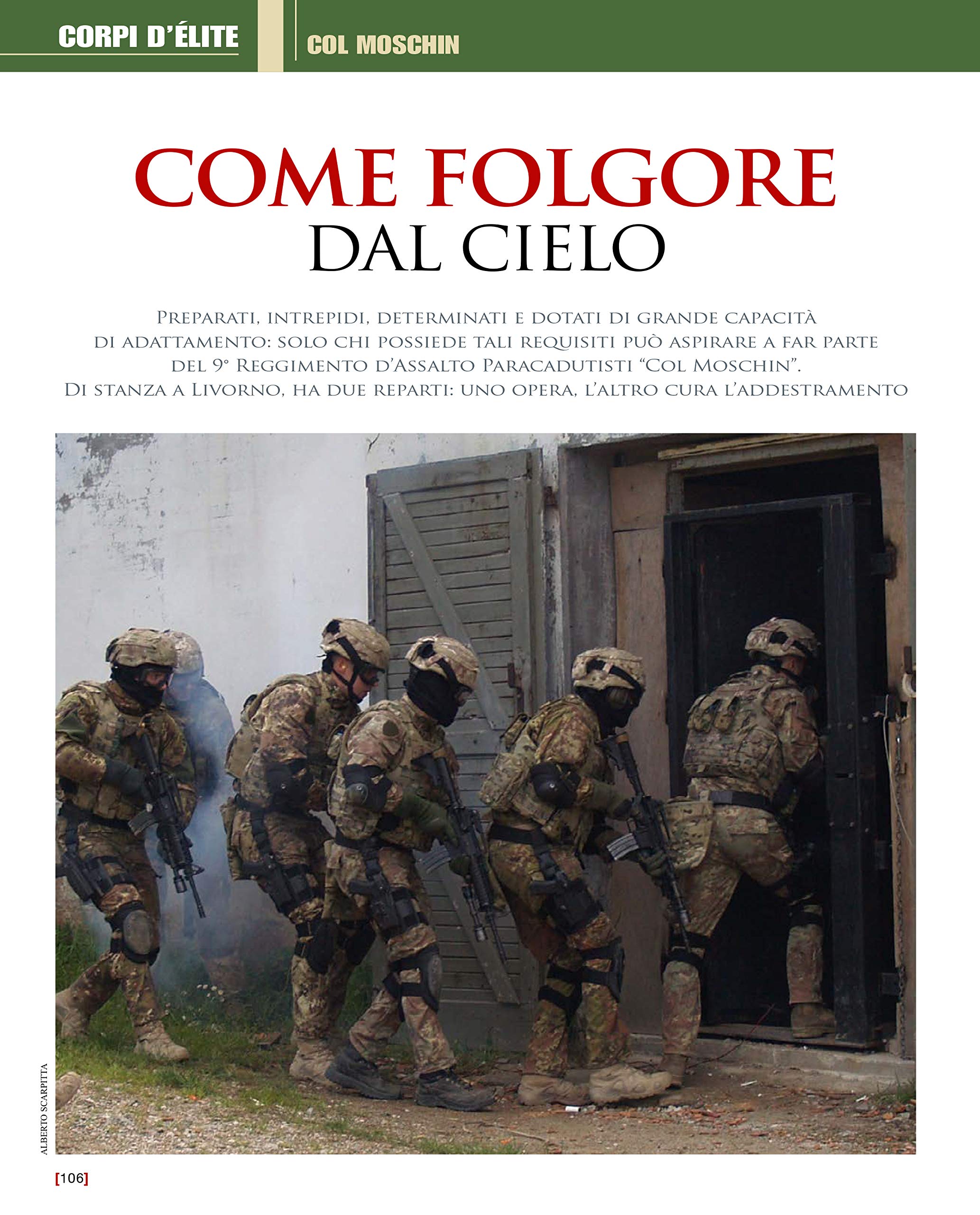 Sprea I Corpi Speciali rivista numero singolo militare