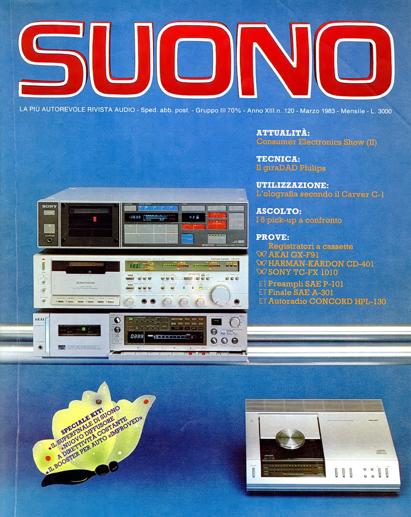 Suono n° 120 rivista numero singolo hi-fi vintage