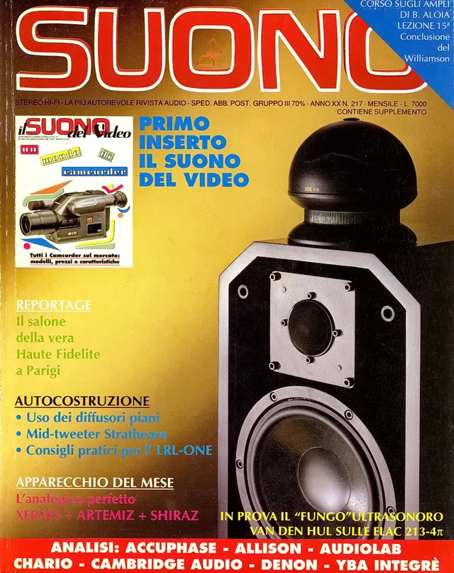 Suono n° 217 rivista numero singolo hi-fi