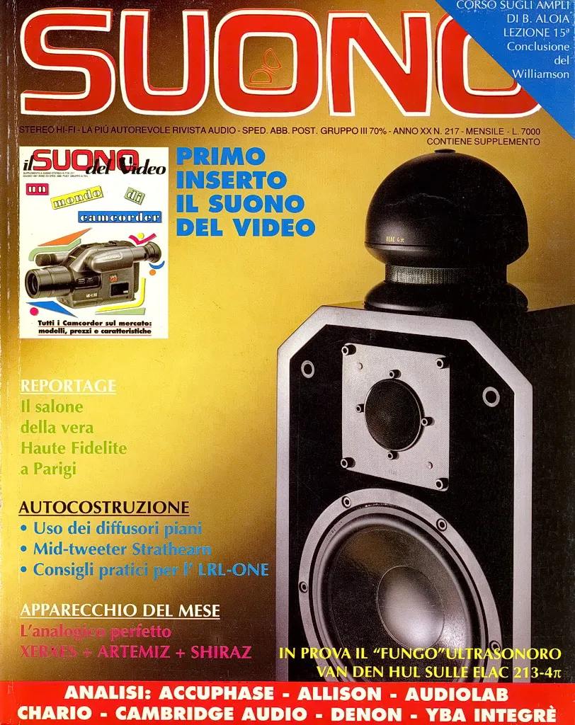 Suono n° 217 rivista numero singolo hi-fi