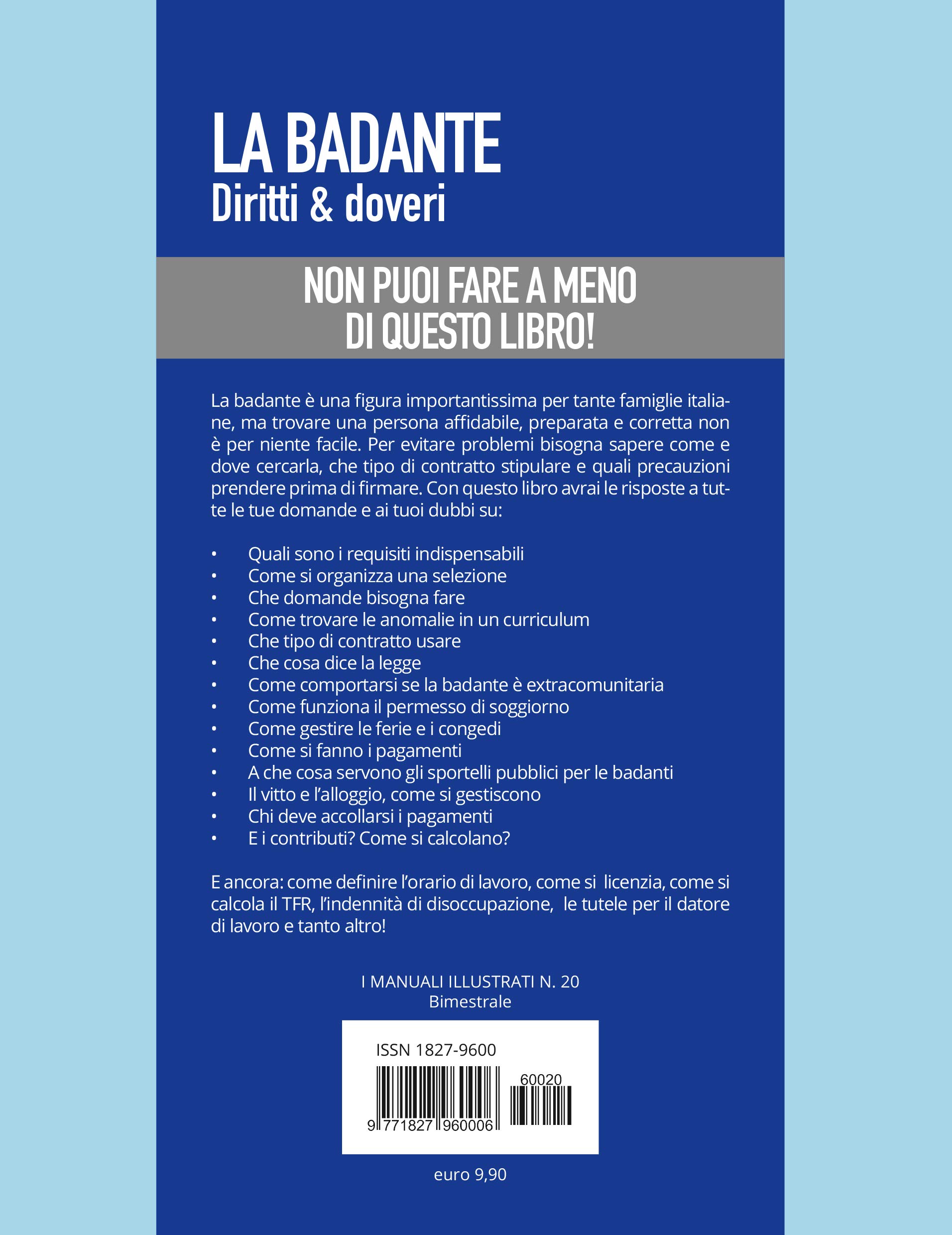 Sprea Libri LA BADANTE Diritti e Doveri libro singolo