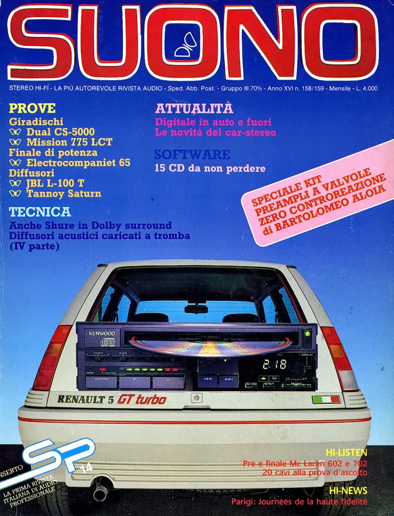 Suono n° 158/159 rivista numero doppio hi-fi