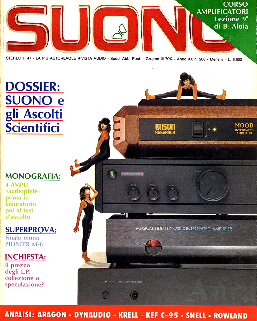 Suono n° 208 rivista numero singolo Pioneer