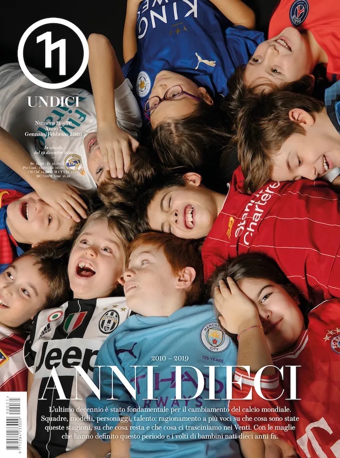 Undici n°31 rivista calcio numero singolo anni 10 Messi Ronaldo