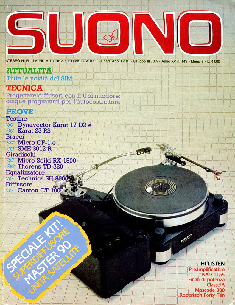 Suono n° 149 rivista numero singolo hi-fi