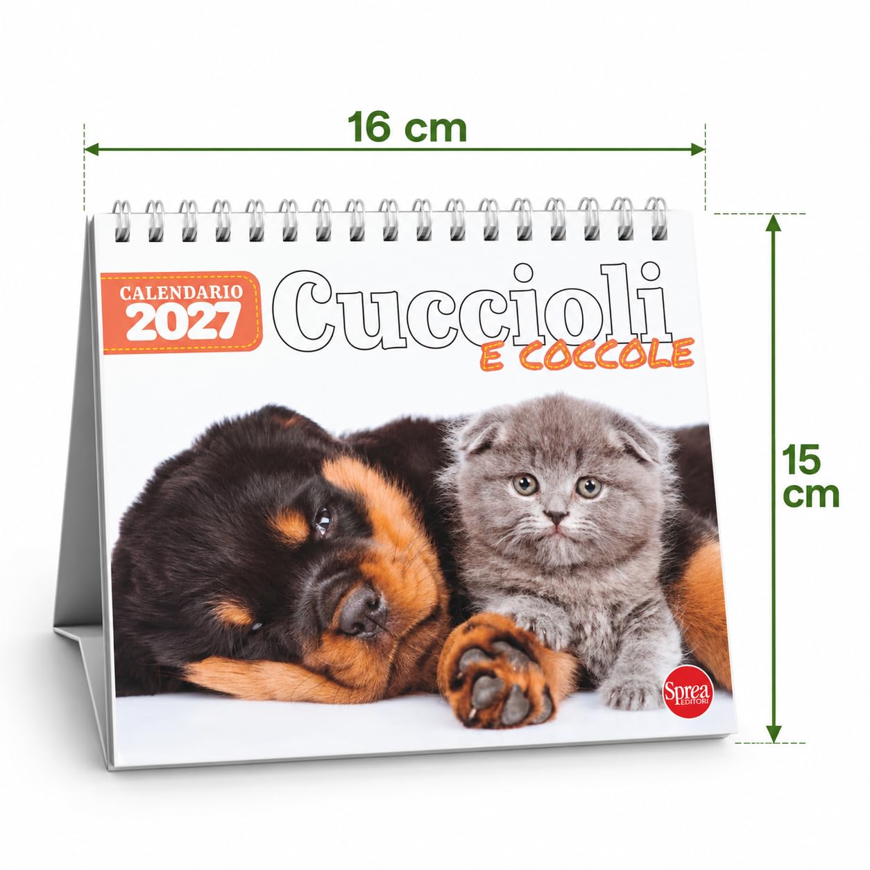Sprea Cuccioli e Coccole 2027 calendario da tavolo