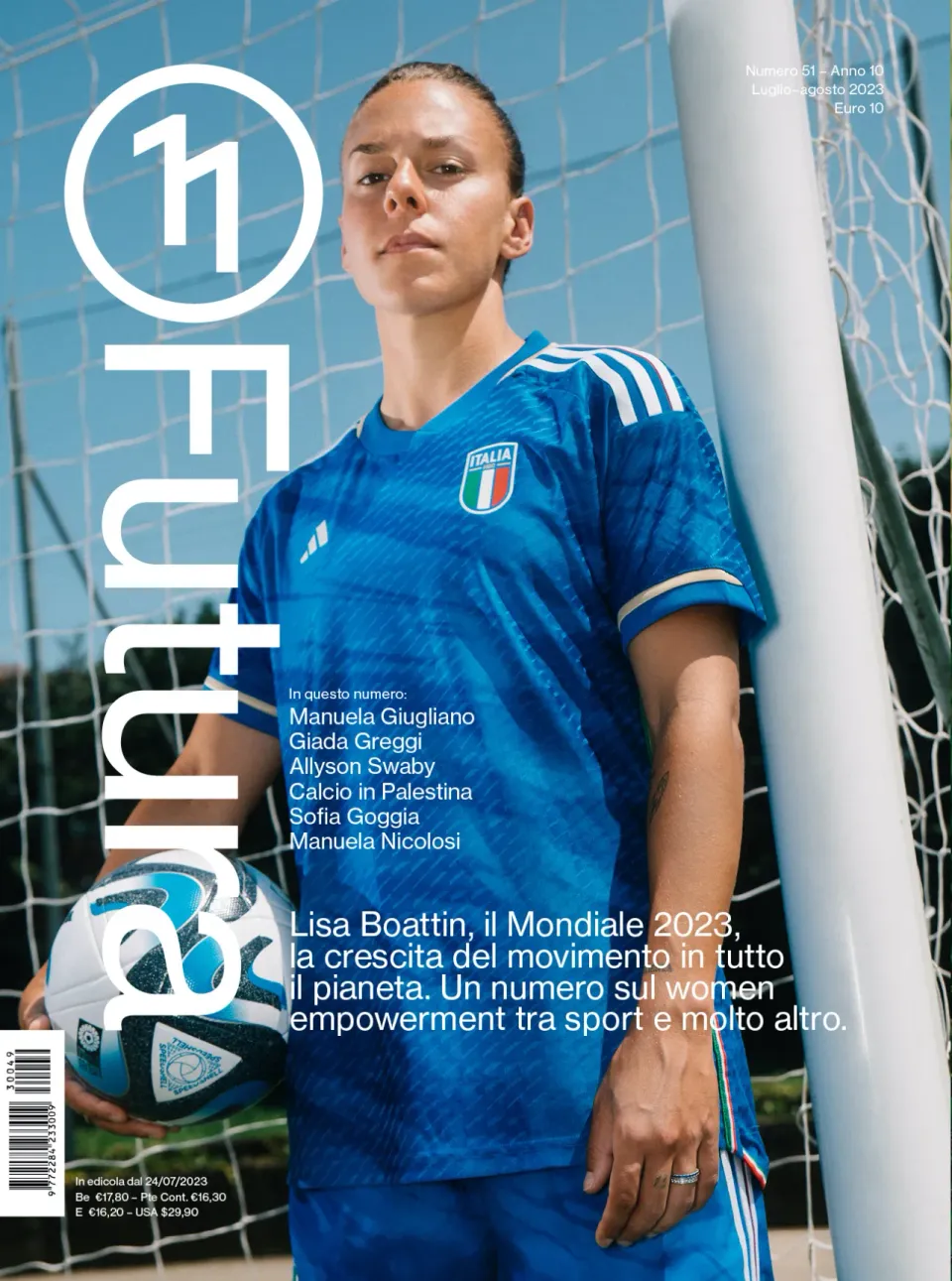 Undici n°51 rivista calcio numero singolo calcio femminile
