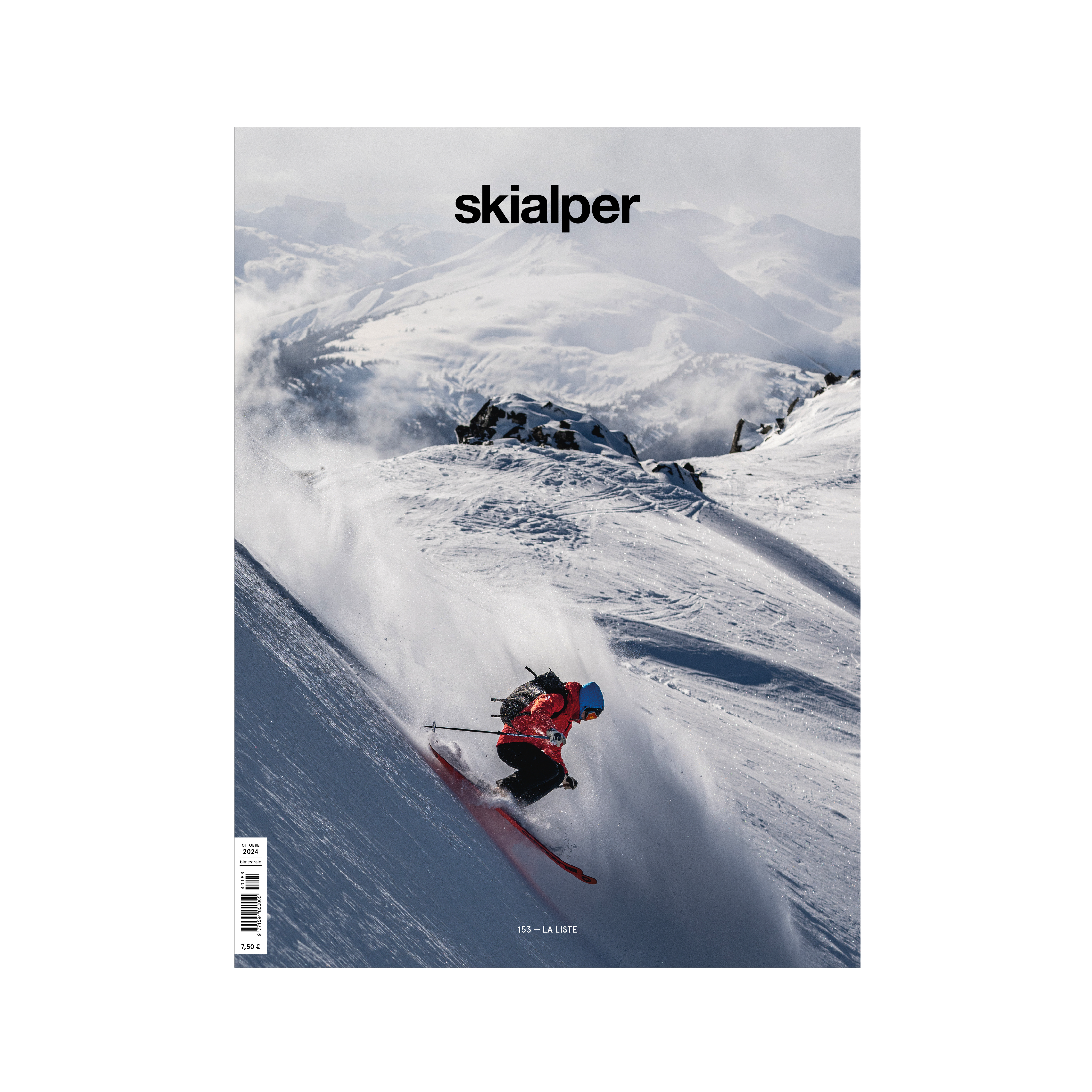 Skialper n.153 rivista numero singolo scialpinismo La Liste