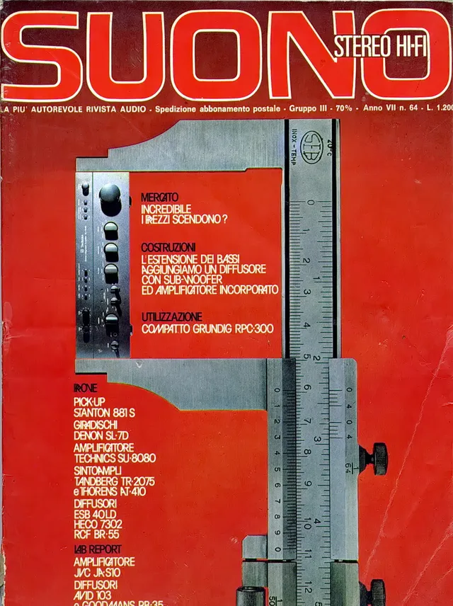 Suono n° 64 rivista numero singolo vintage