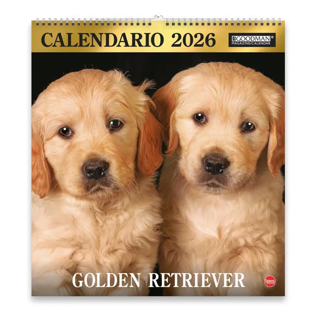Sprea Golden Retriever Magnum 2026 calendario parete