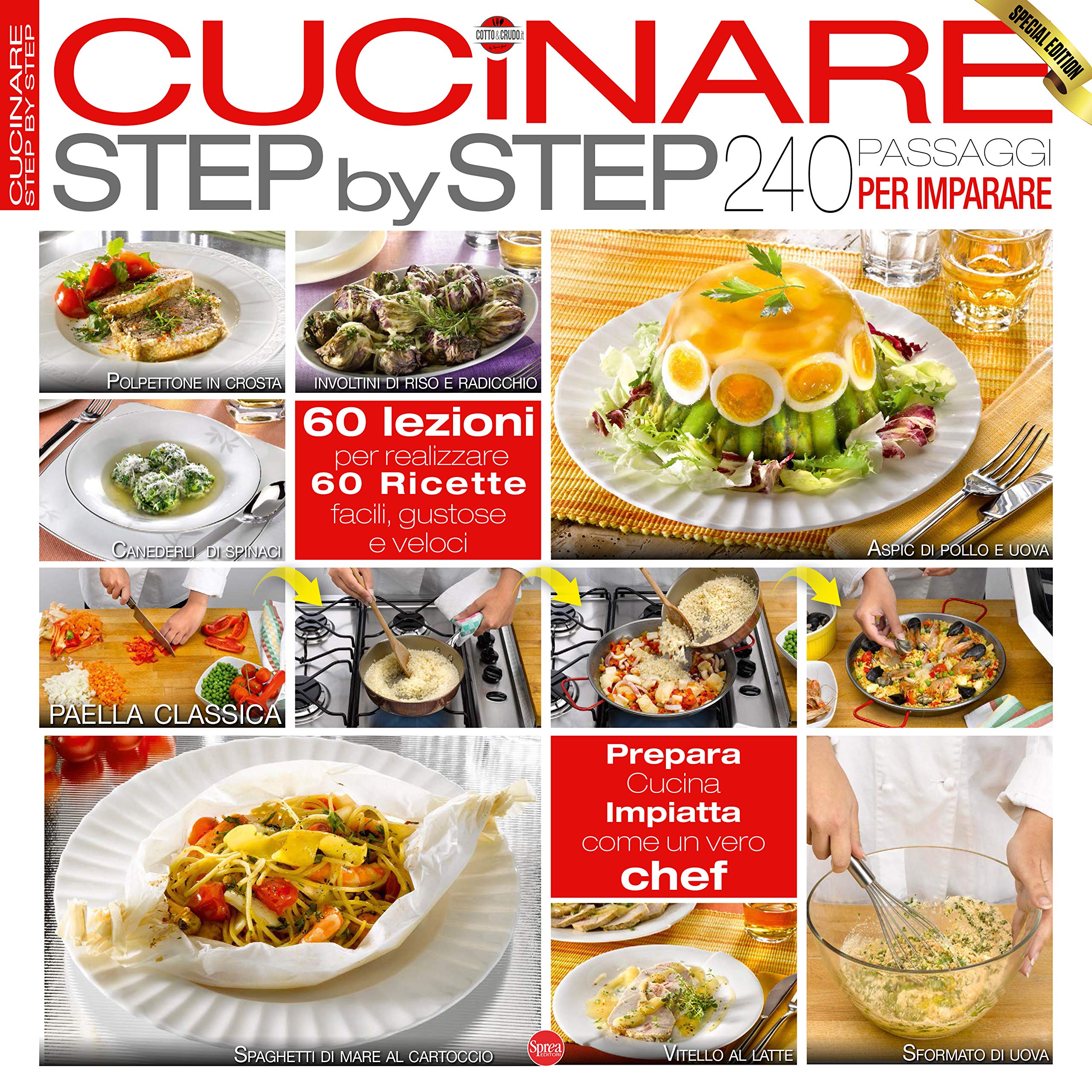 Sprea Cucinare Step by Step rivista numero singolo ricette