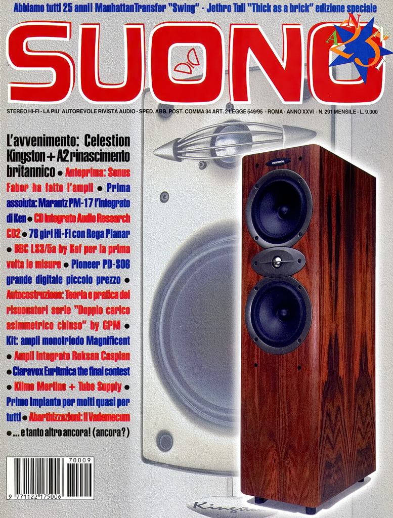 Suono n. 291 rivista numero singolo prove Marantz KEF