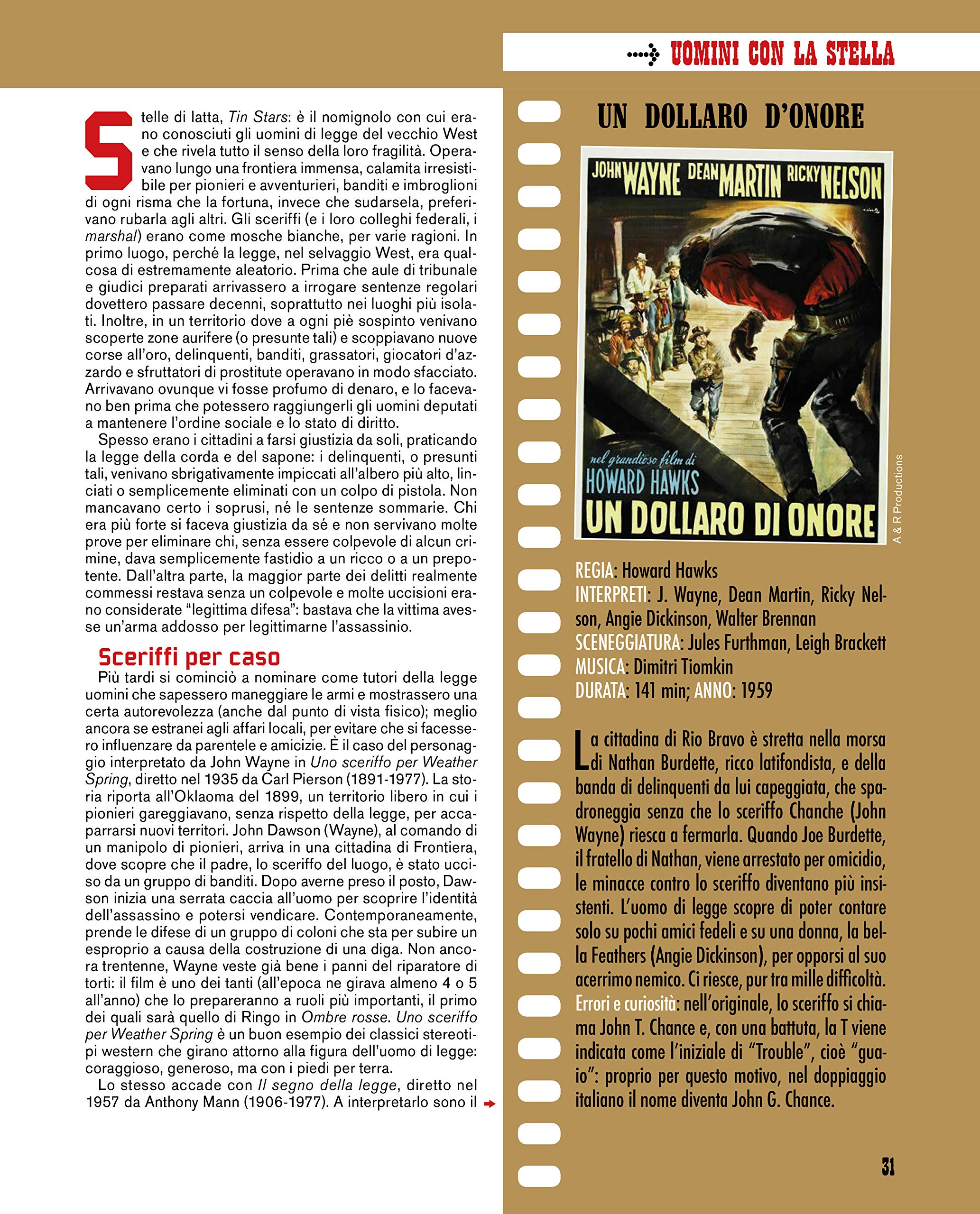 Sprea Speciali La storia del west rivista cinema western