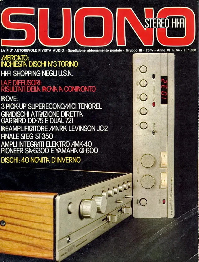 Suono n° 54 rivista numero singolo arretrato