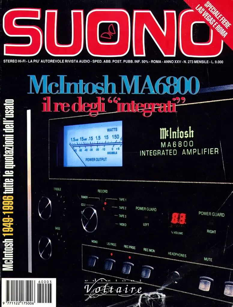 Suono n. 273 rivista numero singolo prove Tannoy CES 1996