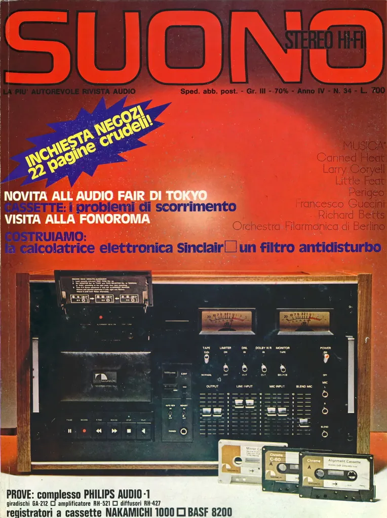 Suono n° 34 rivista numero singolo vintage hi-fi