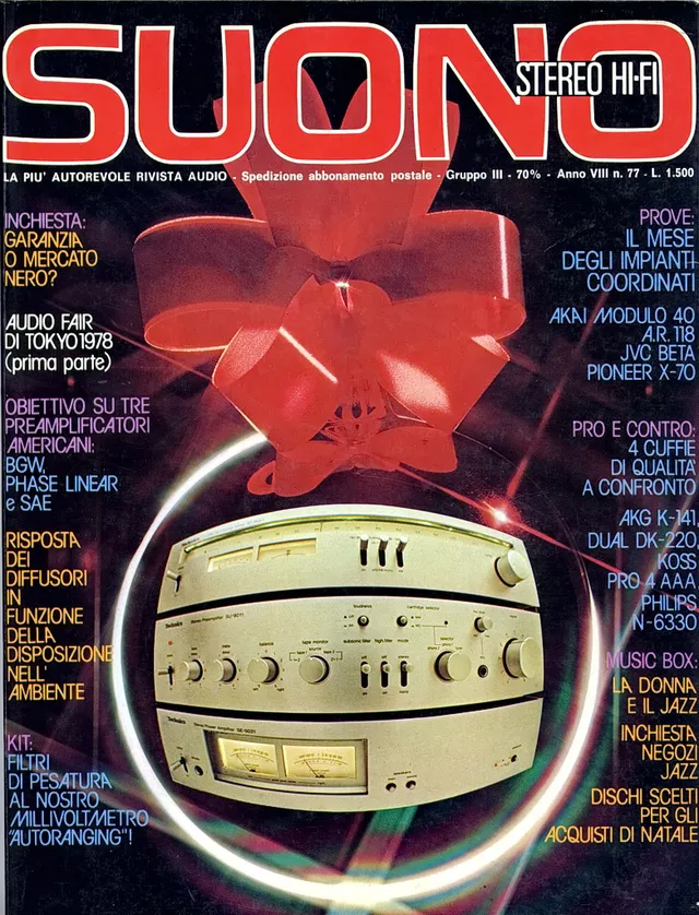 Suono 77 rivista numero singolo arretrato hi-fi