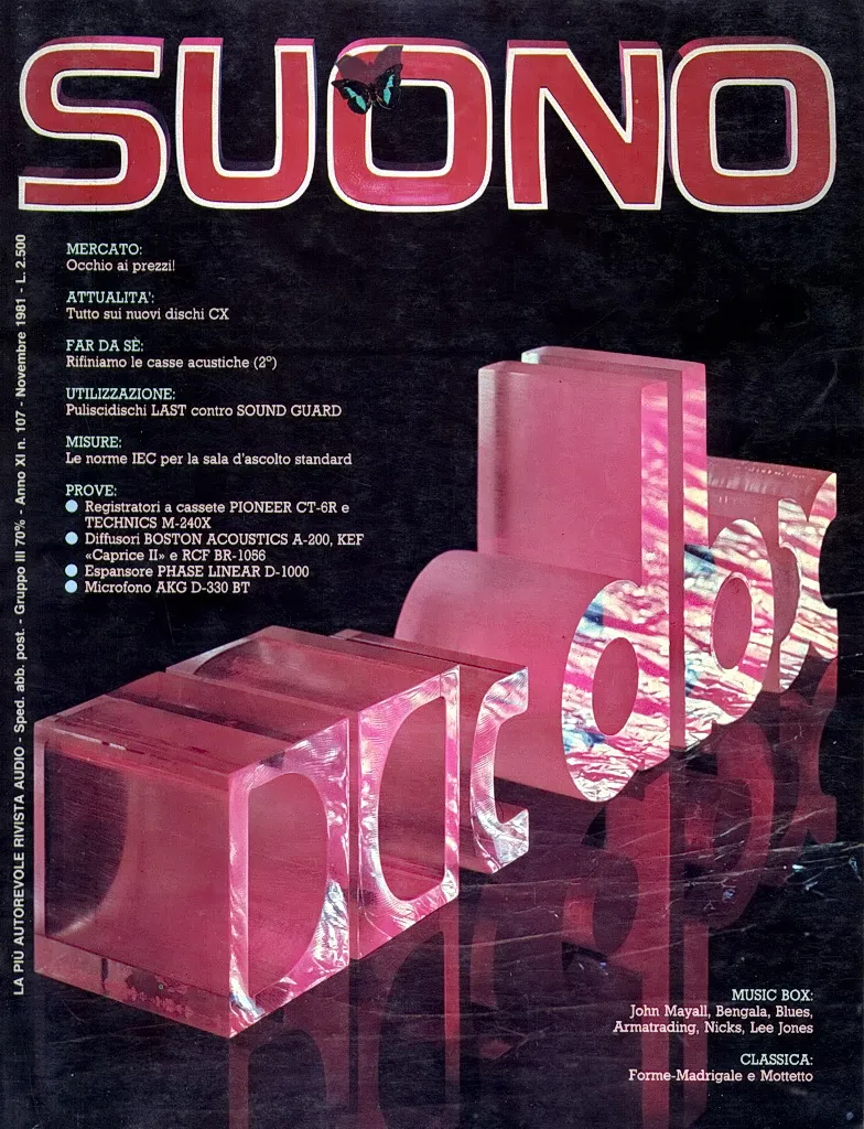 Suono n° 107 rivista numero singolo hi-fi