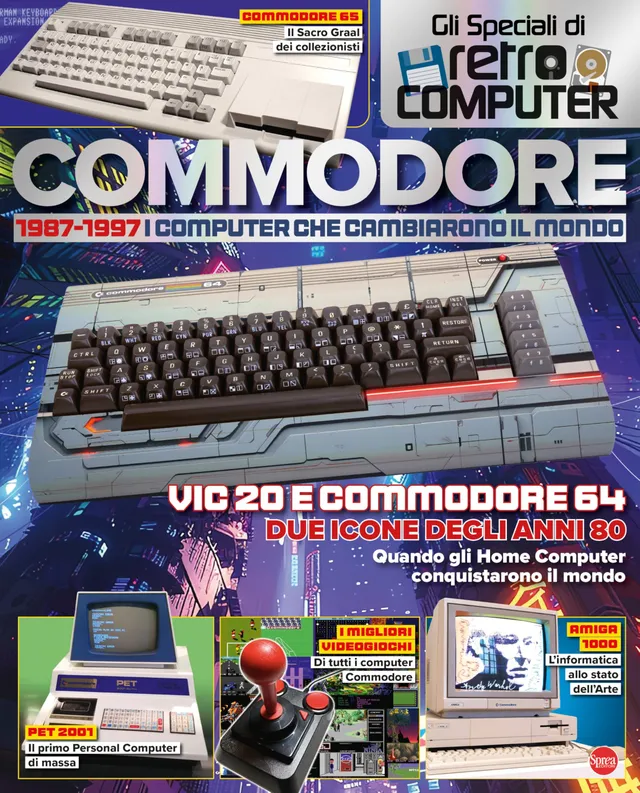 Sprea Commodore 1977-1987 fumetto speciale Retro Computer