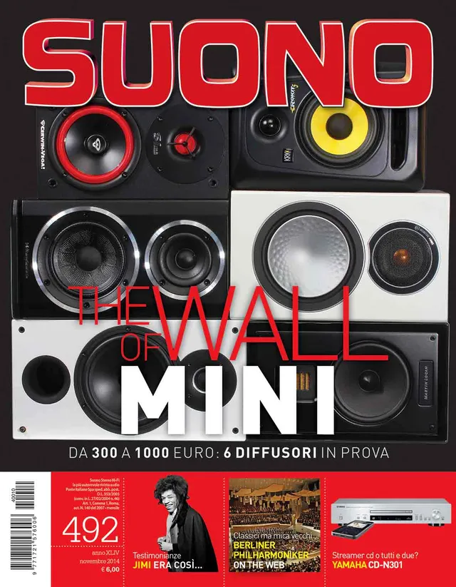 Suono n° 492 rivista numero singolo diffusori