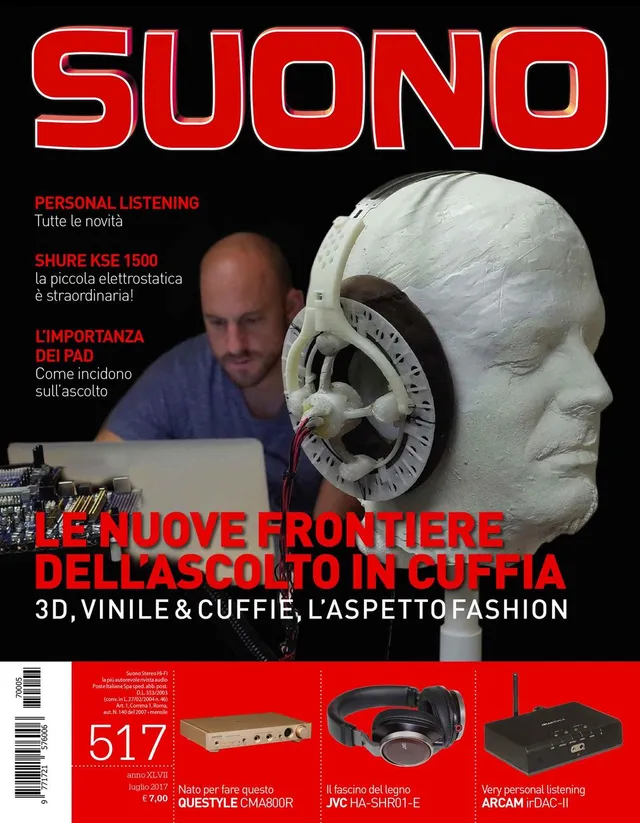 Suono n° 517 rivista numero singolo cartaceo cuffie