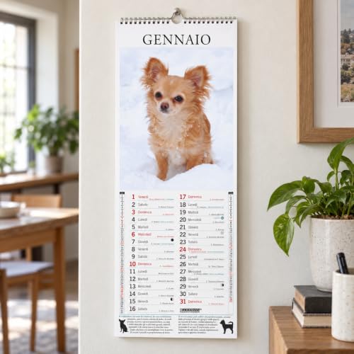 Sprea Chihuahua 2027 calendario da parete 14,6x40,8 cm