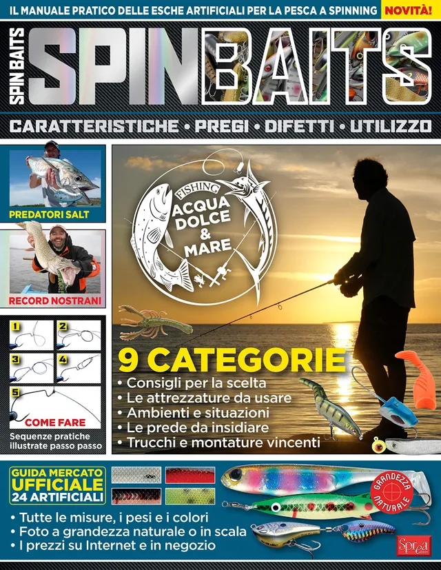 Sprea Speciali SpinBaits rivista numero singolo pesca