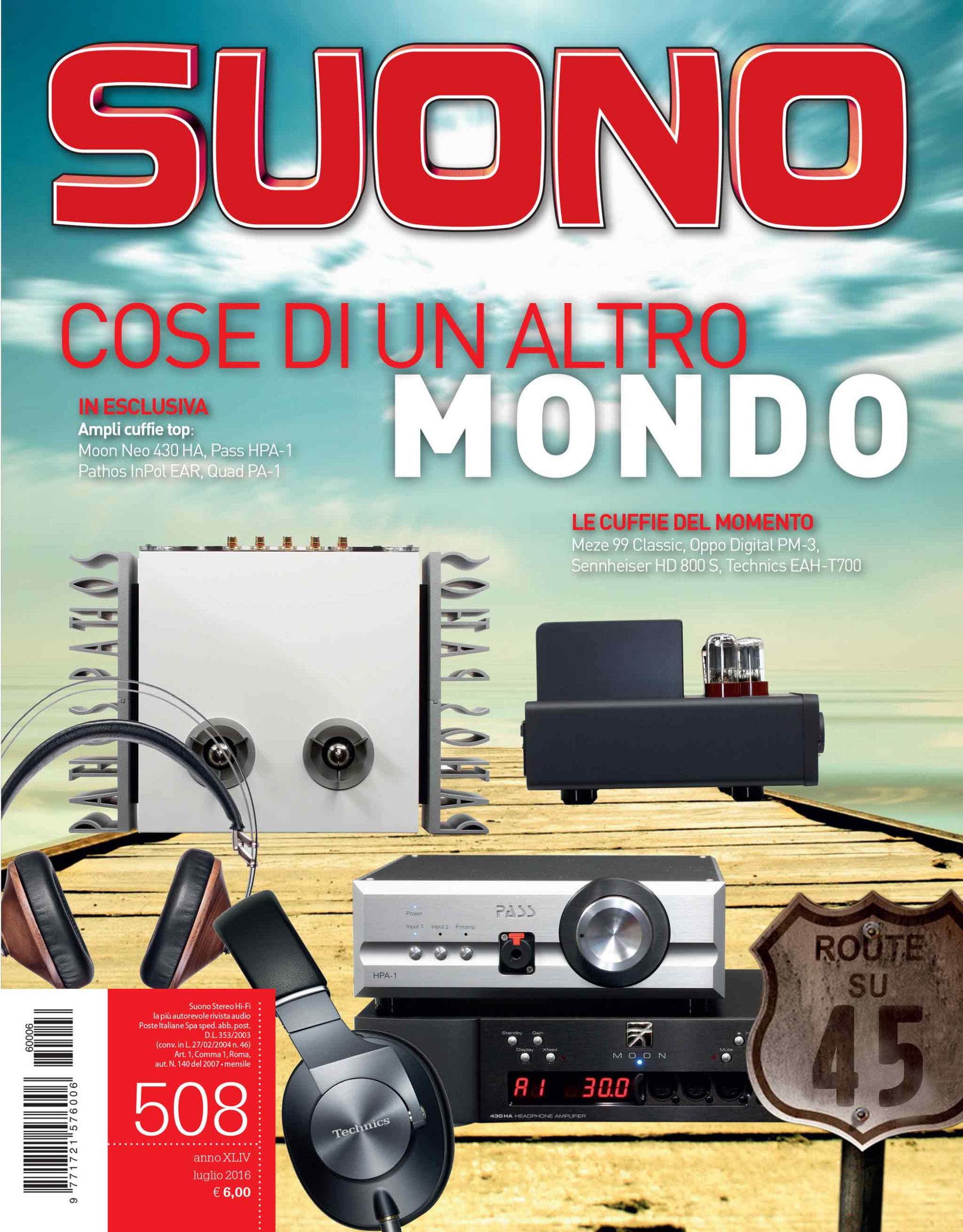 Suono n° 508 Digital Edition rivista digitale cuffie