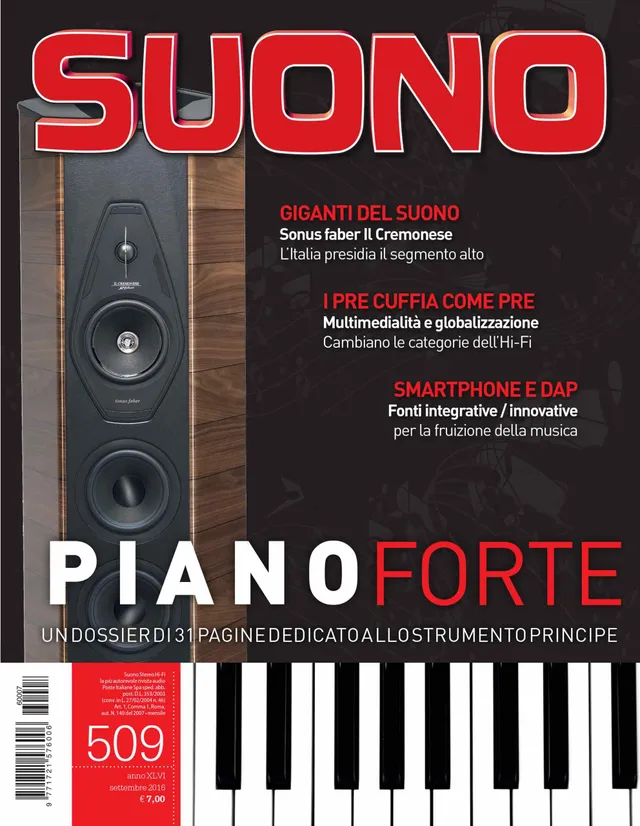 Suono n° 509 rivista numero singolo cuffie