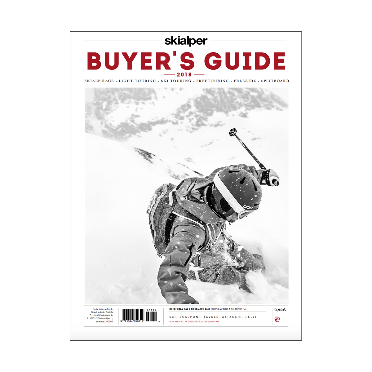 Skialper Buyer’s Guide 2018 rivista test sci attacchi pelli