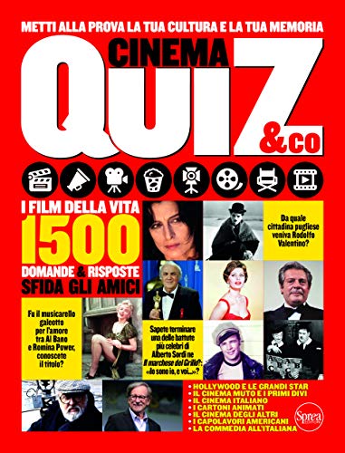 Sprea Libri Cinema Quiz libro giochi numero singolo