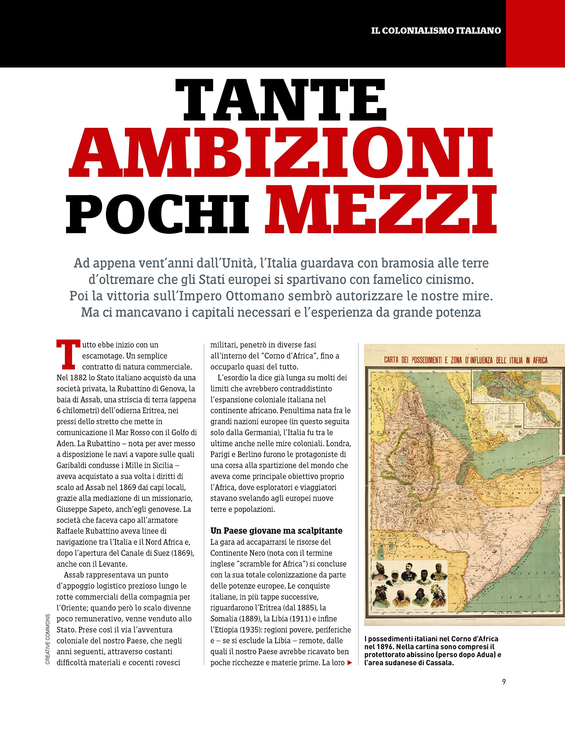 Sprea Speciali d'approfondimento Italia Coloniale rivista numero singolo