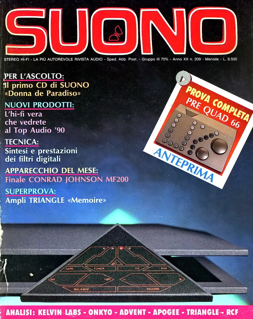 Suono n° 209 rivista numero singolo hi-fi cartaceo