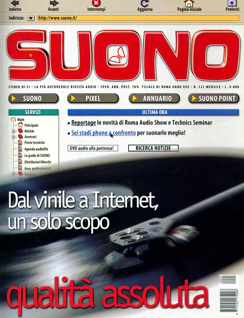 Suono n° 332 rivista numero singolo hi-fi