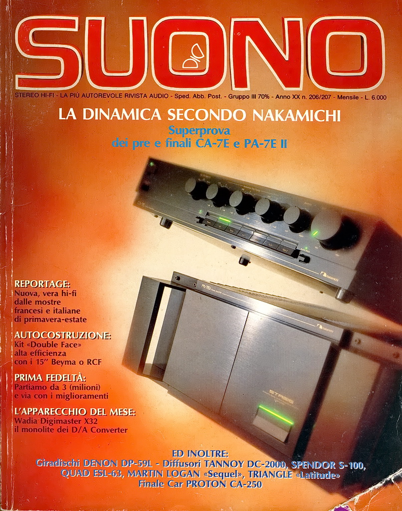 Suono n° 206/207 rivista numero doppio hi-fi