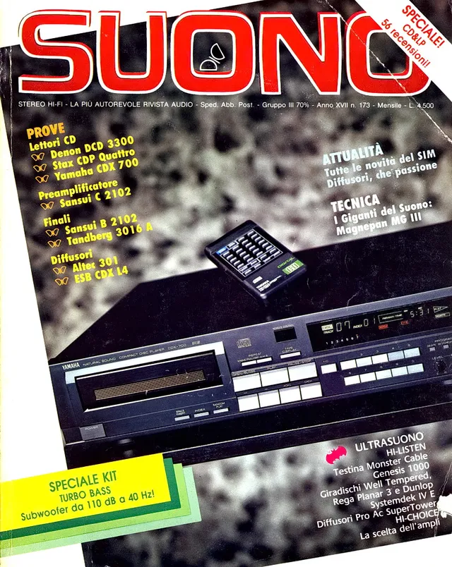 Suono n° 173 rivista numero singolo hi-fi