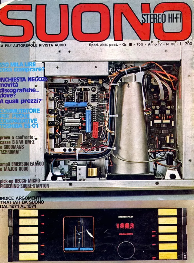 Suono n° 33 rivista numero singolo diffusori hi-fi