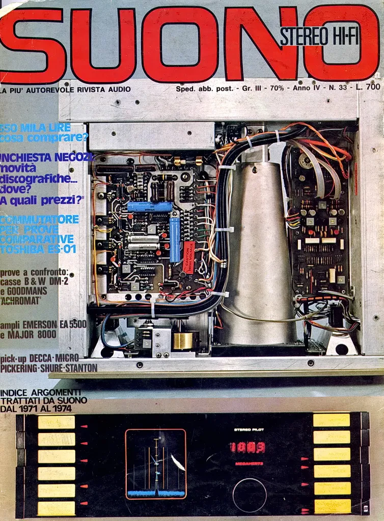 Suono n° 33 rivista numero singolo diffusori hi-fi