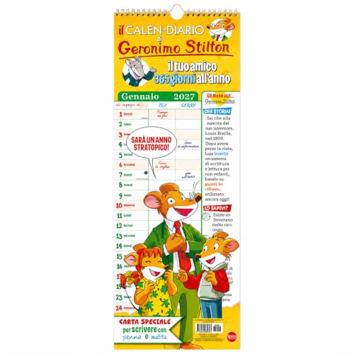 Geronimo Stilton Calendario-Agenda 2027 calendario bambini