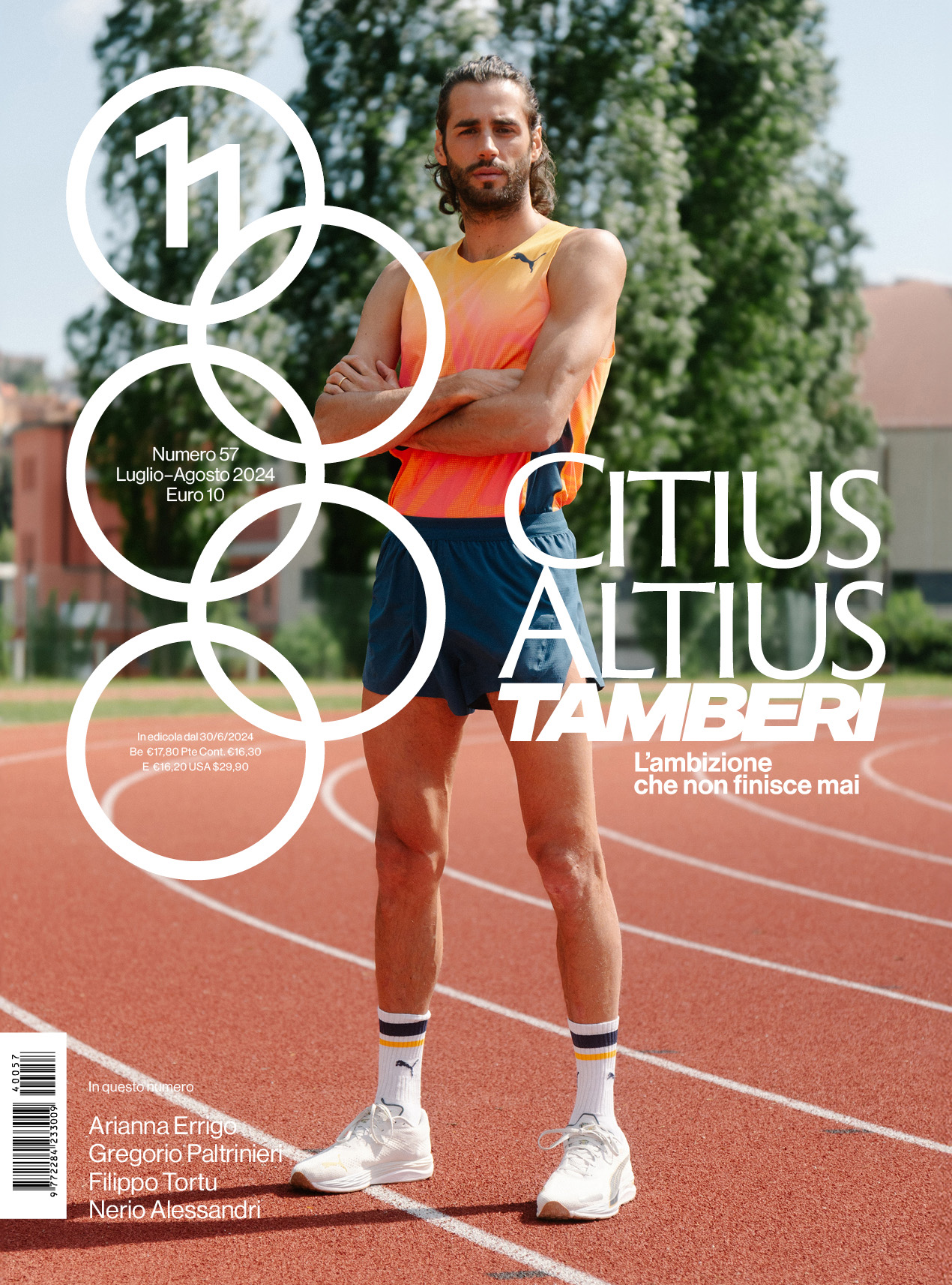 Undici N°57 rivista numero singolo Olimpiadi Parigi