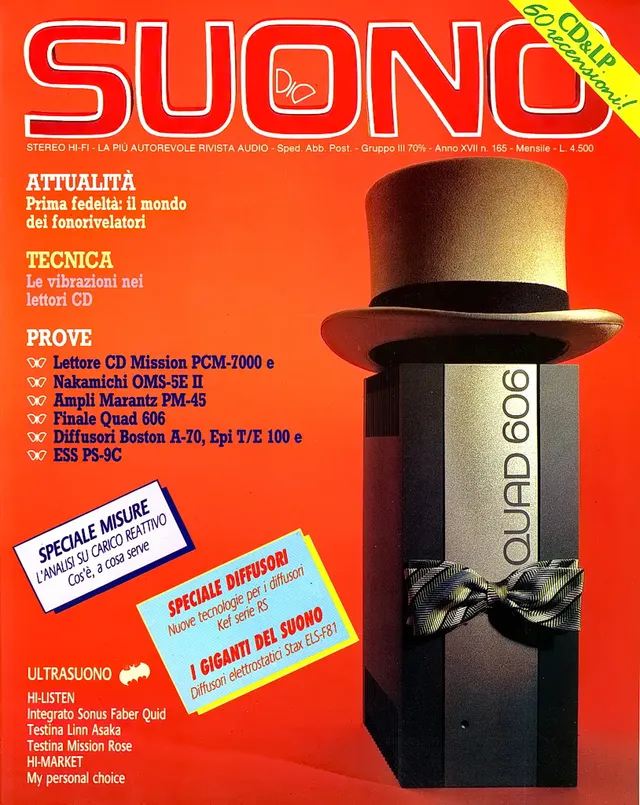 Suono n° 165 rivista numero singolo hi-fi e test