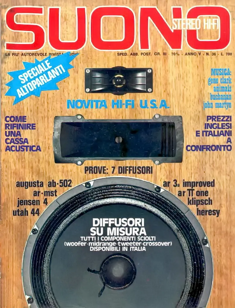 Suono n. 36 rivista numero singolo hi-fi vintage