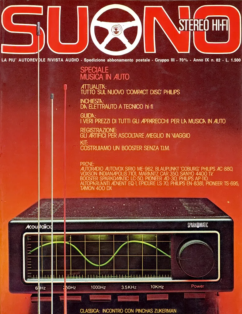 Suono n° 82 rivista numero singolo arretrato hi-fi