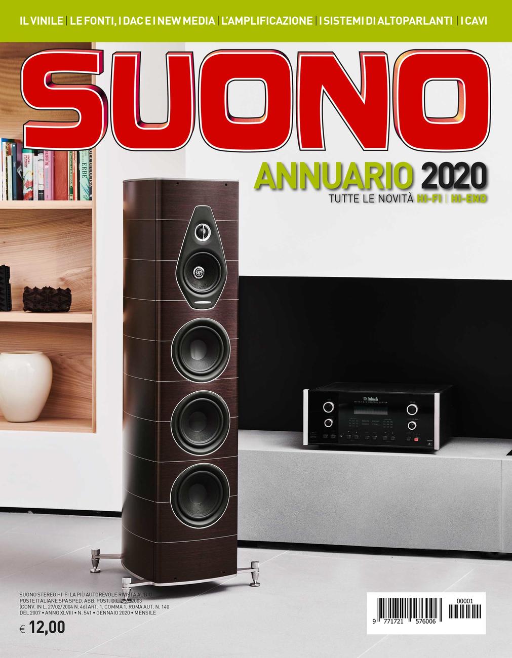 Suono n° 541 rivista edizione digitale annuario hi-fi
