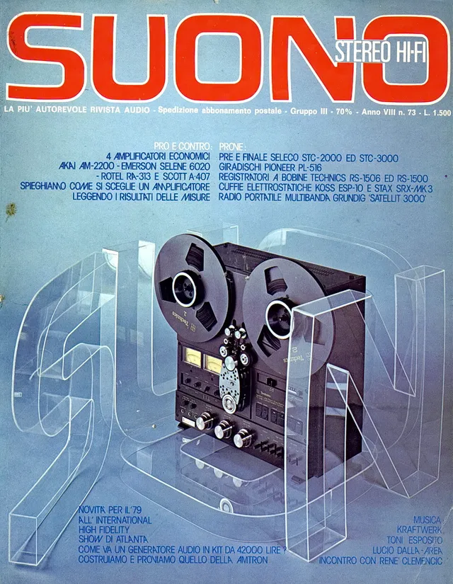 Suono n° 73 rivista numero singolo cuffie hi-fi