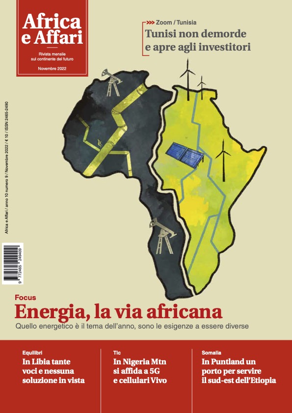Africa Affari novembre 2022 Energia via africana rivista singolo digitale